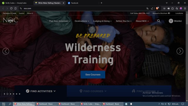 Nantahala Outdoor Center checkout page showing Nantahala Outdoor Center promo code box | Screenshot taken by SimplyCodes community member on Nov 22, 2024