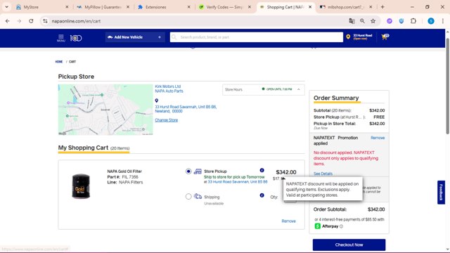 NAPA Auto Parts Promo Codes (6 Verified) - 20% Off Jun 2025