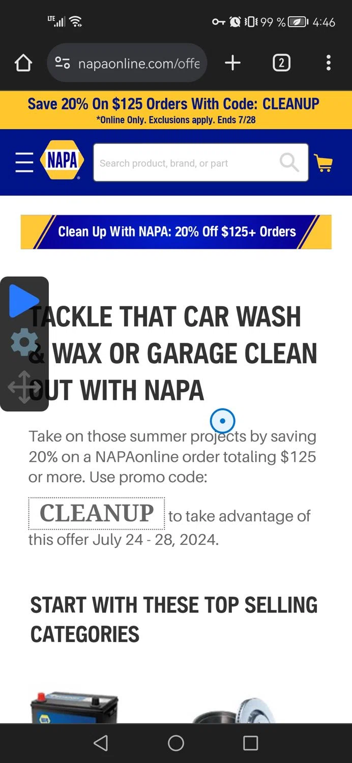 NAPA Auto Parts Promo Codes 20 Off Coupons in August 2024 SimplyCodes