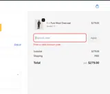 Burnett20off coupon verification screenshot