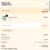 KRYSTLE10 coupon verification screenshot