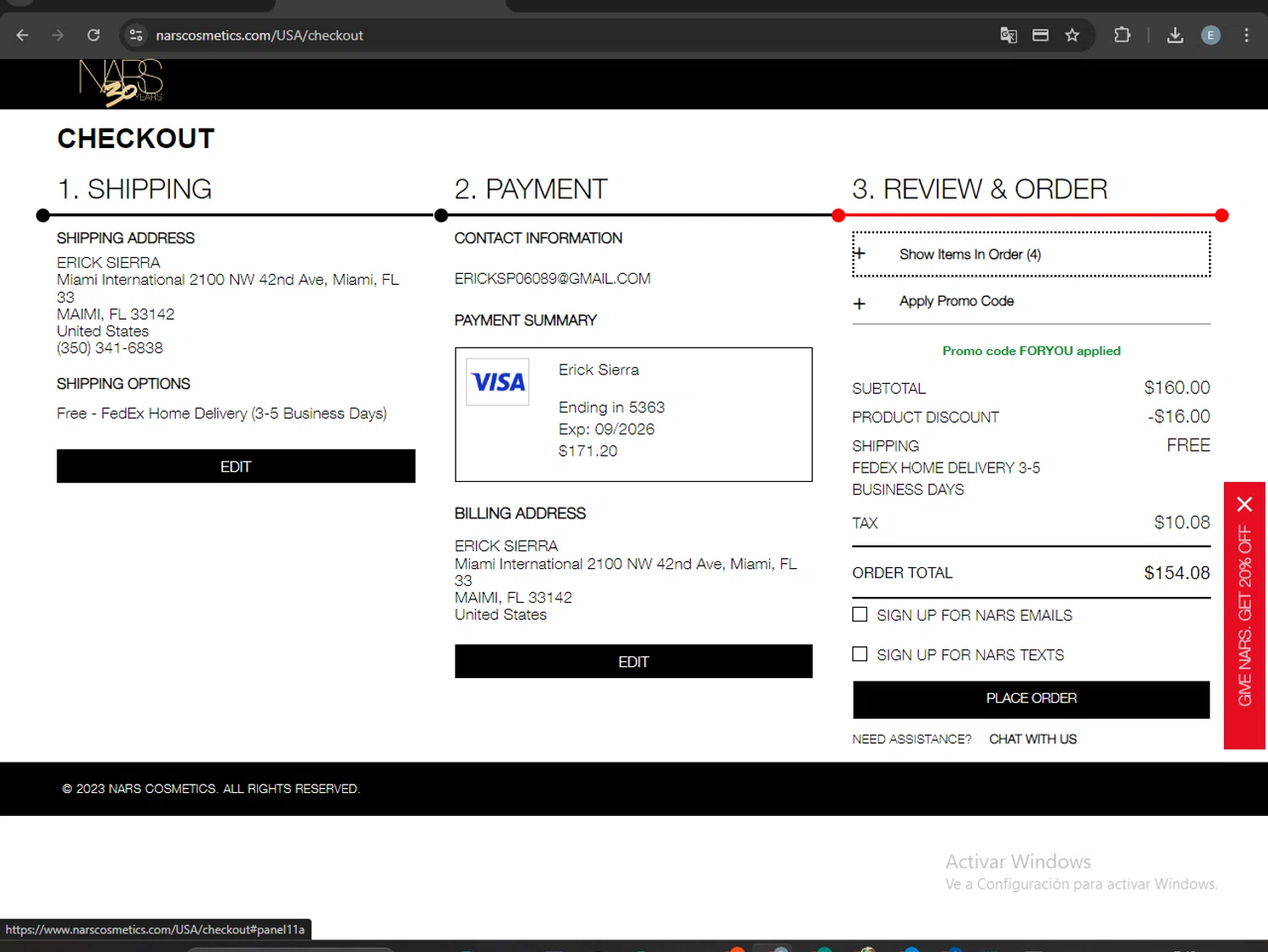 NARS Cosmetics Promo Codes - 10% Off | October 2024