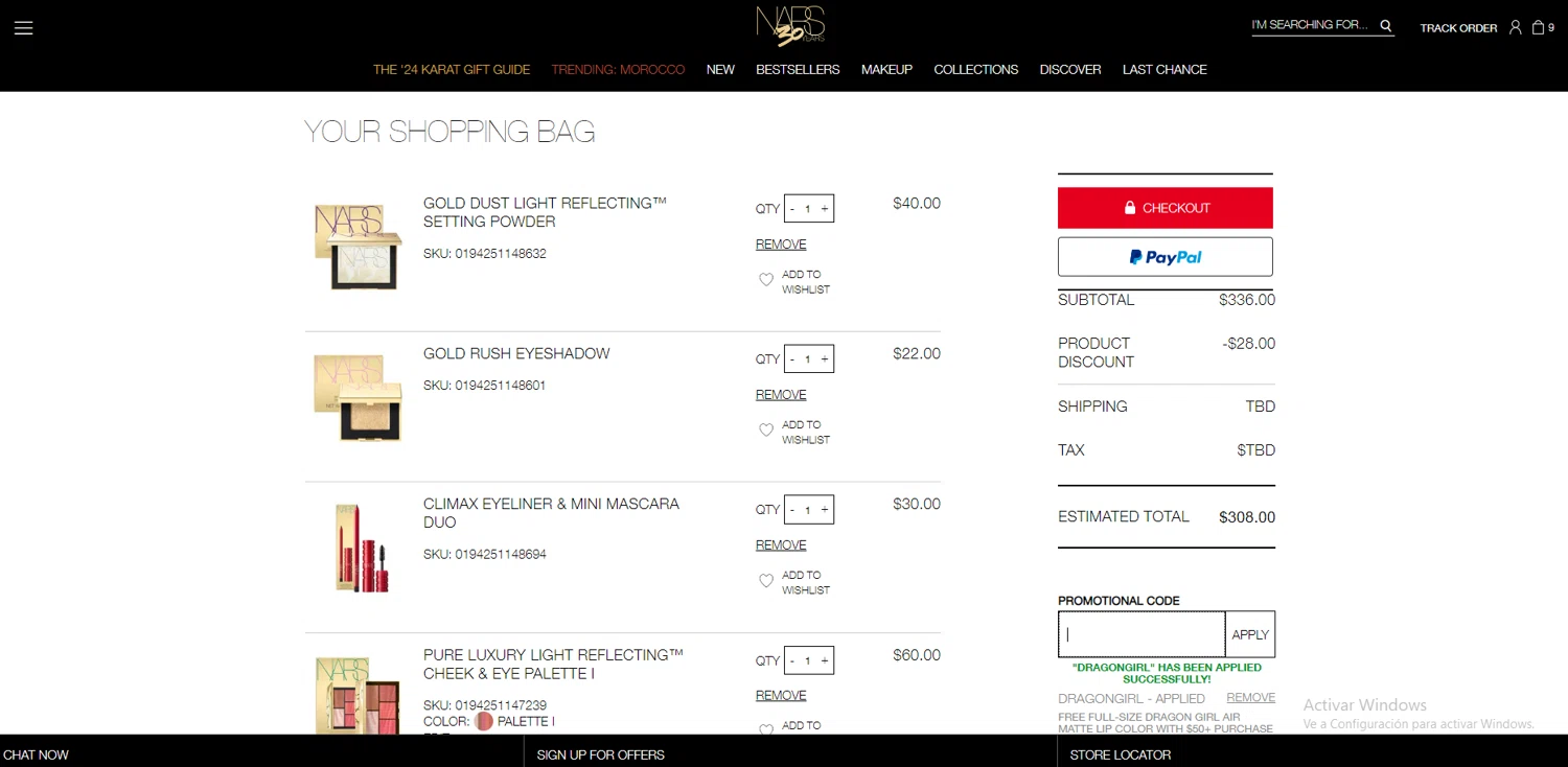 NARS Cosmetics Promo Codes & Black Friday 2024 Deals - 20% Off