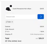 AKA coupon verification screenshot