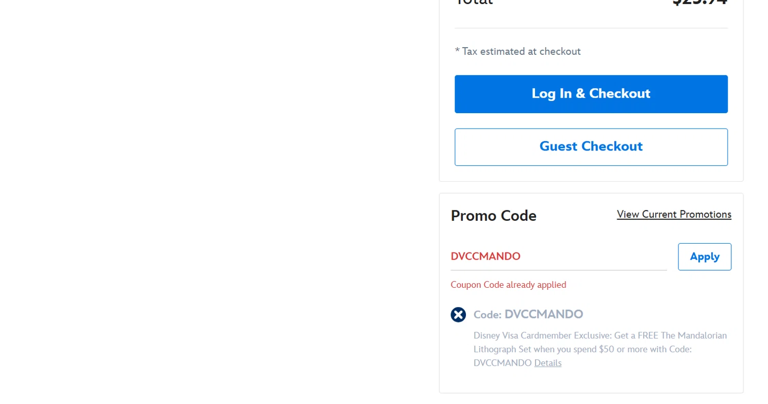 National Geographic Kids promo code screenshot showing code DVCCMANDO applied at National Geographic Kids checkout page. Uploaded by SimplyCodes community member Gaby04 on Jul 21, 2025