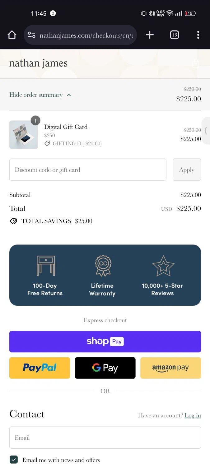 Nathan James Discount Codes 10 Off October 2024