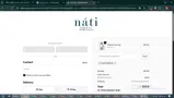 Nati Boutique coupon verification screenshot