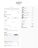 Nati Boutique coupon verification screenshot