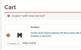 National Camera Exchange coupon verification screenshot