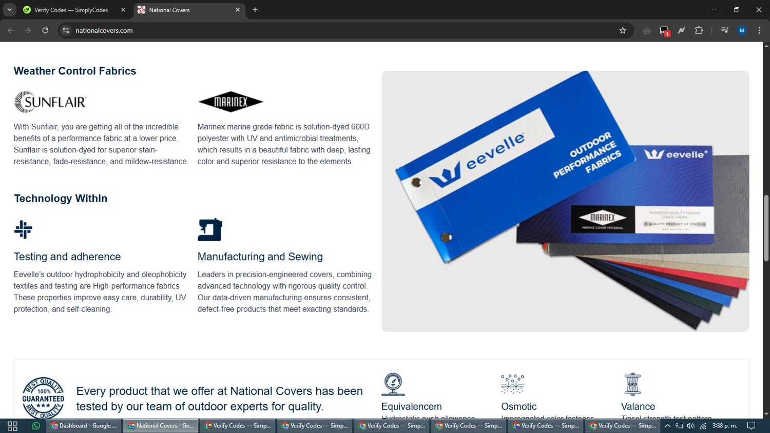 National Covers coupon code screenshot showing code HONEY10EO applied at National Covers checkout page. Uploaded by SimplyCodes community member EpicVoyager2820 on Apr 29, 2025