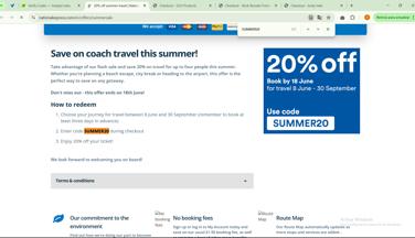 National Express Promo Code - 20% Off (Verified) Mar 2026