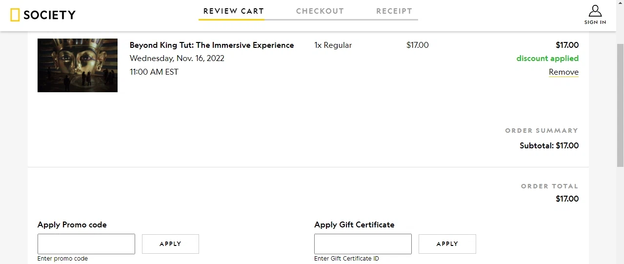 how to use National Museum Of African American History And Culture coupons