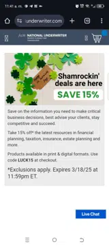 Luck15 coupon verification screenshot