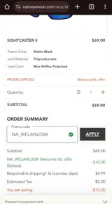 NA_WELANL05M coupon verification screenshot