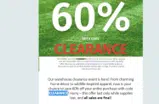CLEARANCE coupon verification screenshot