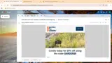 GARDEN20 coupon verification screenshot