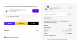 OLIVIA10 coupon verification screenshot