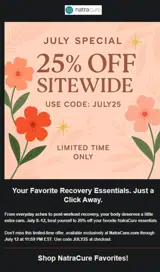 JULY25 coupon verification screenshot