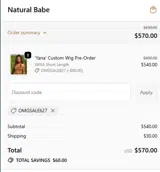 OMGSALE627 coupon verification screenshot