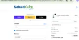 Natural Cure Labs coupon verification screenshot
