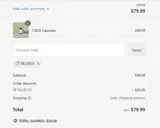 RELIEF20 coupon verification screenshot