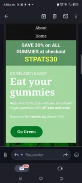 STPATS30 coupon verification screenshot