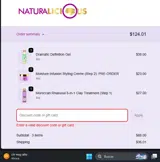 WELCOME10 coupon verification screenshot