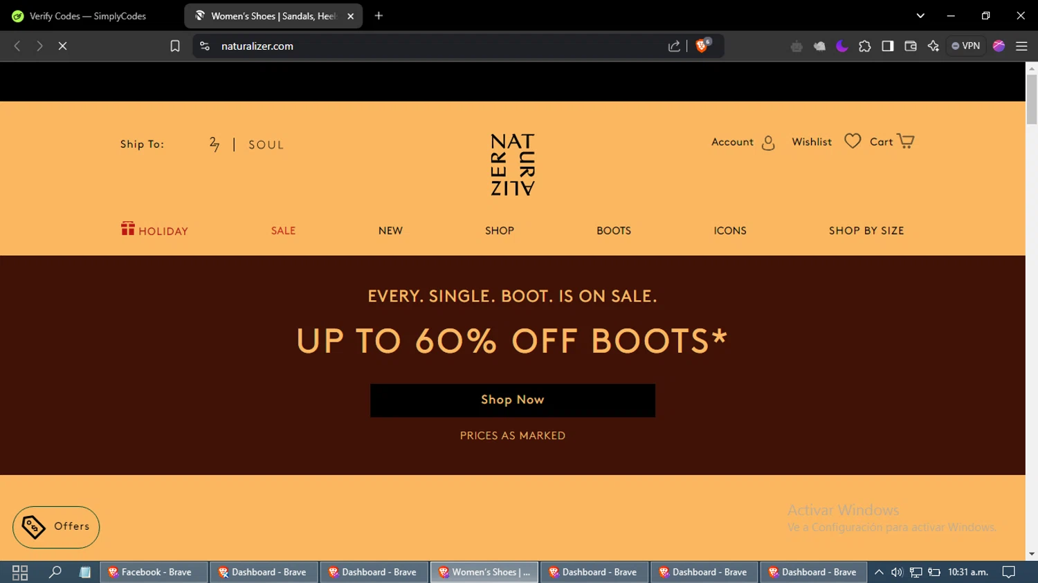 Naturalizer Promo Codes 20 Off December 2024