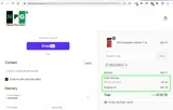 WELCOME10 coupon verification screenshot