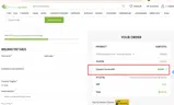 The Natural Remedy coupon verification screenshot
