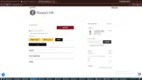 Nature's Oil coupon verification screenshot