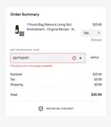 SEPT15OFF coupon verification screenshot