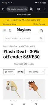 Save30 coupon verification screenshot