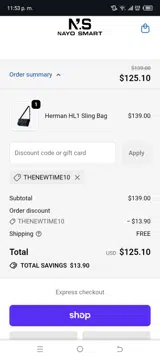 thenewtime10 coupon verification screenshot