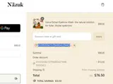 Nãzuk Beauty coupon verification screenshot