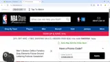 NBA League Pass coupon verification screenshot