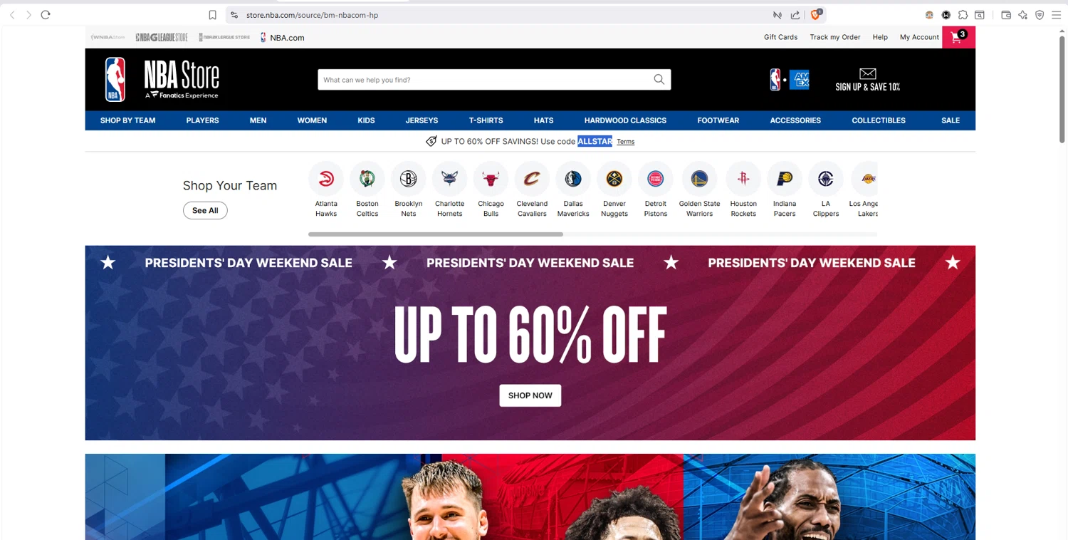 NBA League Pass checkout page showing NBA League Pass promo code box | Screenshot taken by SimplyCodes community member on Feb 14, 2026
