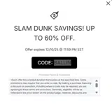 NBA League Pass coupon verification screenshot