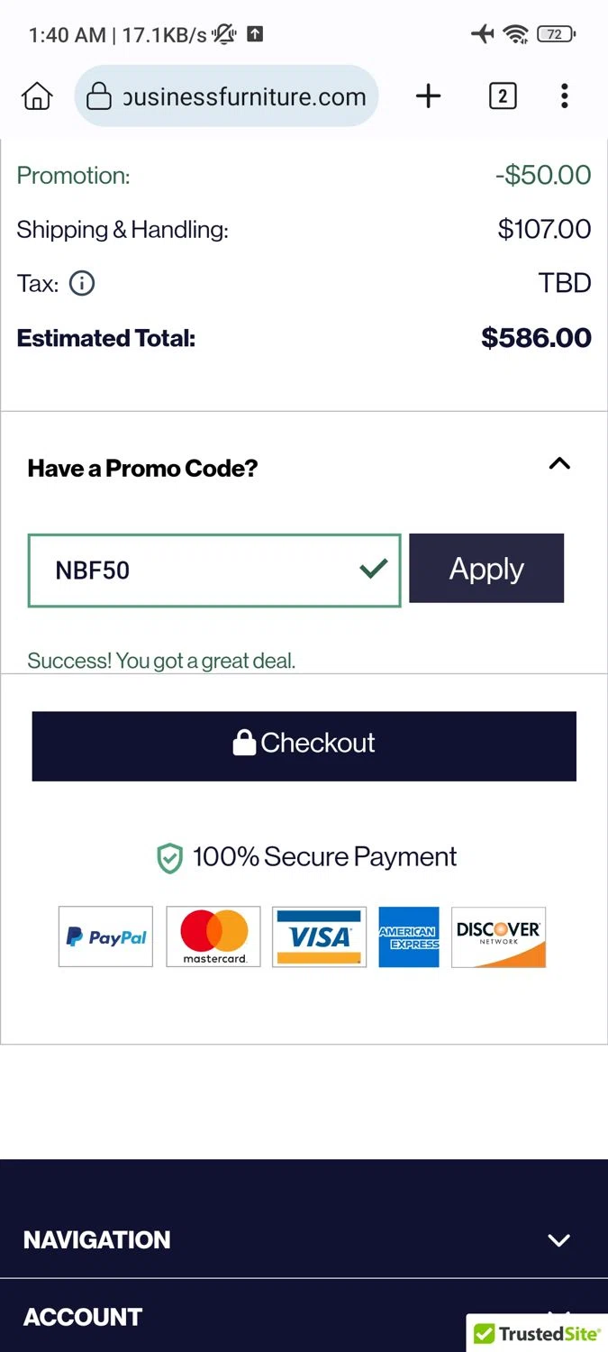 how to use National Business Furniture coupons