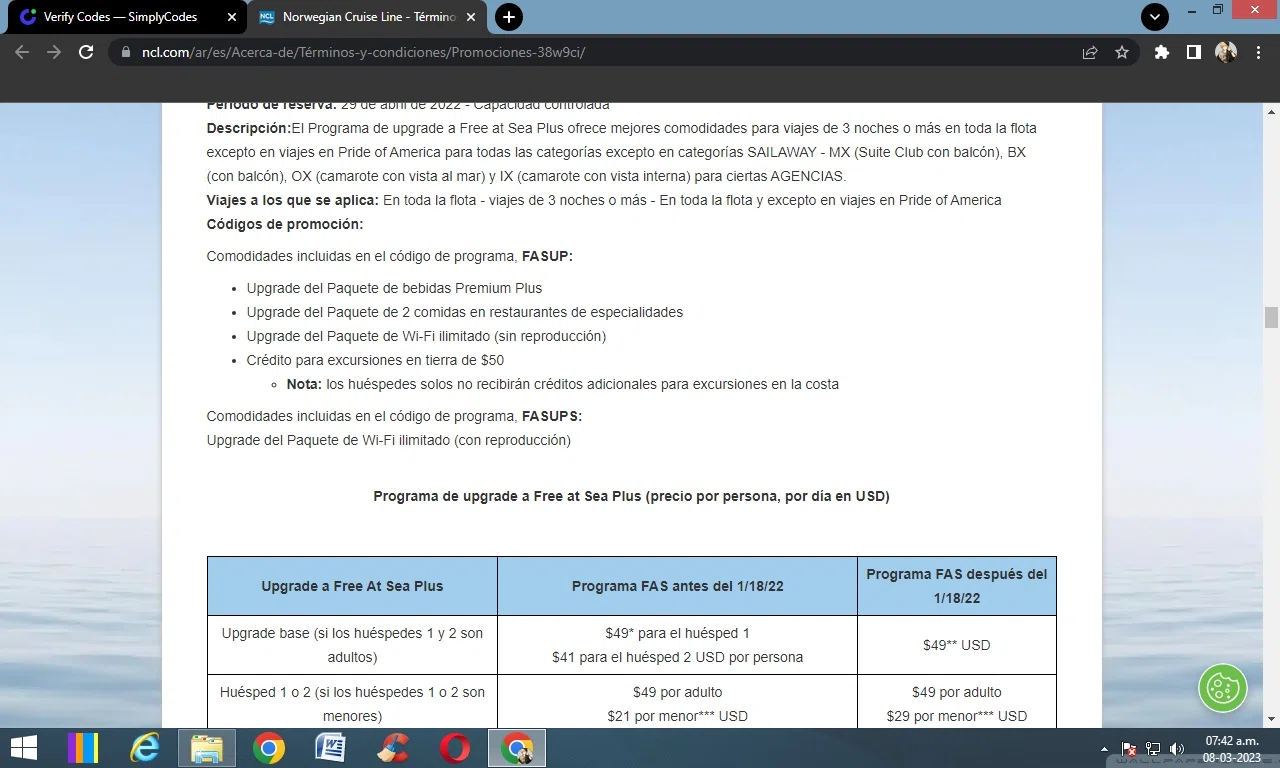 where to use Norwegian Cruise Line promo code box