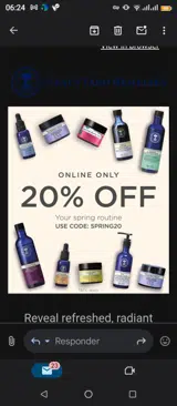SPRING20 coupon verification screenshot