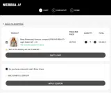 Nebbia coupon verification screenshot