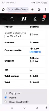 EMI10 coupon verification screenshot