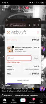 NEBU-PRETTYOVERFIFTY coupon verification screenshot