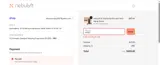 VANE5 coupon verification screenshot