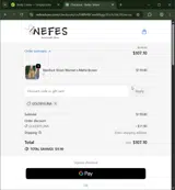 GOLDBYLUNA coupon verification screenshot