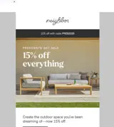 Neighbor coupon verification screenshot