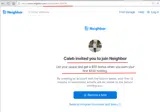 Neighbor coupon verification screenshot