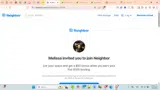 Neighbor coupon verification screenshot