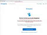 Neighbor coupon verification screenshot
